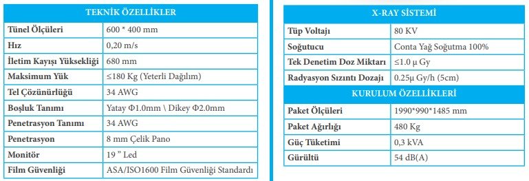 X-Ray Cihazları | ZKTECO ZKX 6040A X RAY CIHAZI ZKTECO ZKX 6040A X RAY CIHAZI | X-Ray Cihazları